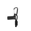 Брелок-веревочка на карабине Trinket, черный