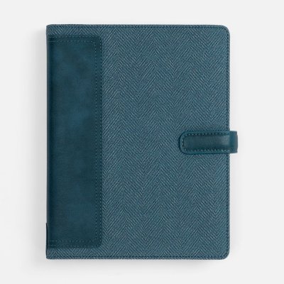Ежедневник-органайзер Twill, недатированный, синий