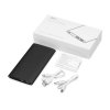 Портативное зарядное устройство Джет с 2-мя USB-портами, 8000 mAh, черный
