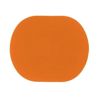 ПАТЧ ОВАЛ soft-touch (оранжевый ) 6,0 х 5,0 см