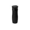 Вакуумная термокружка с кнопкой Streamline, Waterline, soft-touch, тубус, черный