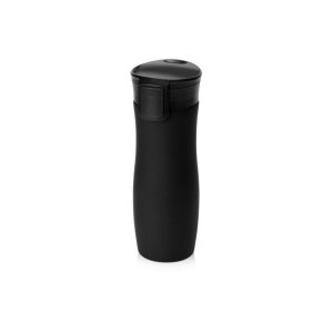 Вакуумная термокружка с кнопкой Streamline, Waterline, soft-touch, тубус, черный Вакуумная термокружка с кнопкой Streamline, Waterline, soft-touch, тубус, черный