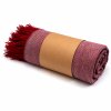 Плед полушерстяной COMFORT, бордовый