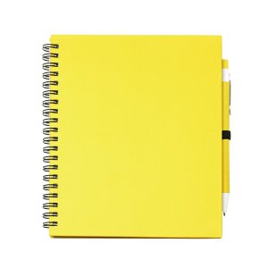Блокнот Leynax с ручкой, жёлтый Блокнот Leynax с ручкой, жёлтый
