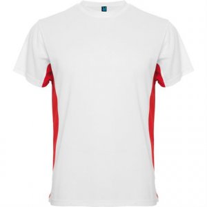 Спортивная футболка TOKYO мужская, БЕЛЫЙ/КРАСНЫЙ XL