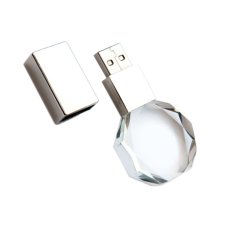 Флешка Diamond 16 Гб, белая подсветка Флешка Diamond 16 Гб, белая подсветка