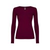 Футболка с длинным рукавом Extreme женская, гранатовый