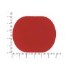 ПАТЧ ОВАЛ soft-touch (красный) 6,0 х 5,0 см