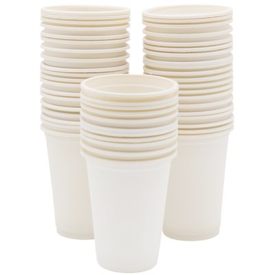Набор 50 шт стаканов из кукурузного крахмала, 260 мл