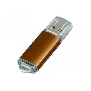 USB 2.0- флешка на 32 Гб с прозрачным колпачком