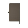 Блокнот Fabianna с мятой бумагой в твердой обложке, coffee brown