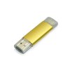 USB 2.0/micro USB- флешка на 16 Гб, золотистый