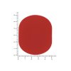 ПАТЧ ОВАЛ soft-touch (красный) 6,0 х 5,0 см