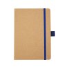 Блокнот Berk формата из переработанной бумаги, cиний