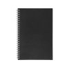 Блокнот на мягкой спирали А5 Sahara, 60 листов 70 гр/м2, черный