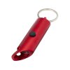 Flare светодиодный фонарик из переработанного алюминия и открывалка для бутылок с брелоком - Красный
