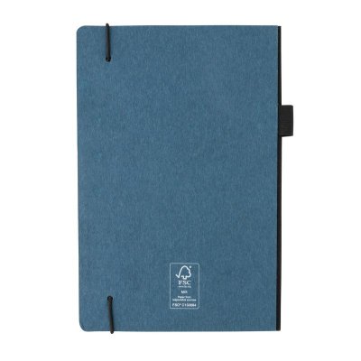 Блокнот FSC® в твердом переплете с держателем для ручки, A5