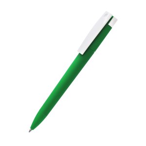 Ручка пластиковая T-pen софт-тач, зеленая