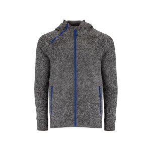 Толстовка на молнии Everest, меланжевый черный Толстовка на молнии Everest, меланжевый черный