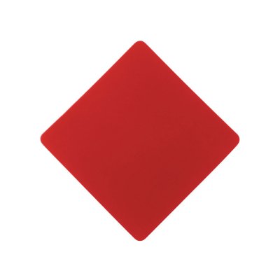 ПАТЧ РОМБ soft-touch (красный) 7,6 х 7,6 см