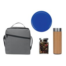 Подарочный набор с термосом и чаем в сумке - холодильнике Подарочный набор с термосом и чаем в сумке - холодильнике