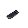 USB 2.0- флешка на 8 Гб компактная с мини чипом и овальным отверстием, антрацит