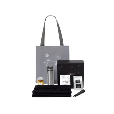 Подарочный набор Re:f. Walk с палантином, шопером и термосом