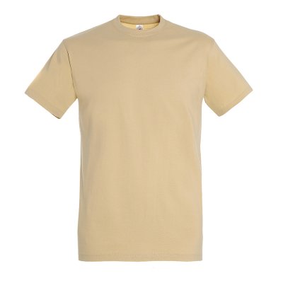 Футболка мужская IMPERIAL, песочный, 2XL 100% хлопок, 190г/м2