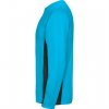 Спортивная футболка SHANGHAI L/S мужская, БИРЮЗОВЫЙ/ТЕМНЫЙ ГРАФИТ M
