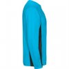 Спортивная футболка SHANGHAI L/S мужская, БИРЮЗОВЫЙ/ТЕМНЫЙ ГРАФИТ M
