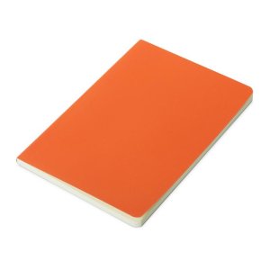 Блокнот Wispy 2.0, гибкая обложка A5, 64 листа в линейку, оранжевый