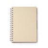 Блокнот на пружине RANIC, бежевый