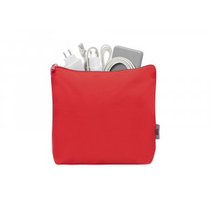 Органайзер для электроники и проводов Amalia из полиэстера 300D с подкладкой, красный Органайзер для электроники и проводов Amalia из полиэстера 300D с подкладкой, красный