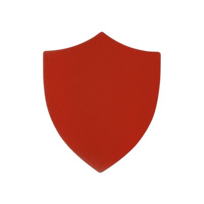 ПАТЧ ЩИТ nubuk (красный) 6,6 х 5,5 см