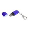 USB 3.0- флешка промо на 128 Гб каплевидной формы, синий