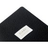 Ежедневник недатированный А5 Black с нашивкой, черный