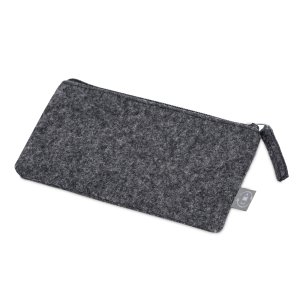 Пенал из RPET-фетра Felt, серый Пенал из RPET-фетра Felt, серый