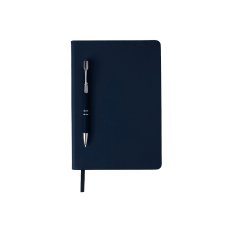Бизнес-блокнот С3 софт-тач с магнитом, твердая обложка, 96 листов, темно-синий Бизнес-блокнот С3 софт-тач с магнитом, твердая обложка, 96 листов, темно-синий
