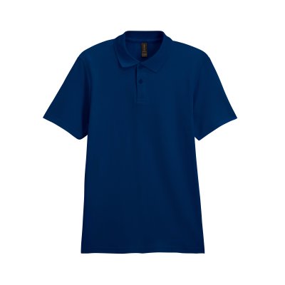 Футболка поло SOFTSTYLE ADULT DOUBLE PIQUE, МОРСКОЙ СИНИЙ 3XL