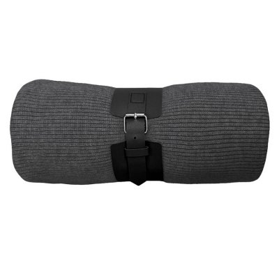 Плед"Belt"; серый; 130 х 180 см; 100% акрил, с поясом