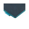 Блокнот А5 Boston, темно-синий с голубым срезом