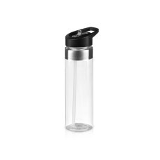 Бутылка для воды Pallant , тритан, 700мл, прозрачный/черный Бутылка для воды Pallant , тритан, 700мл, прозрачный/черный