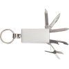 Мультитул-брелок 5-в-1 Badge, серебристый