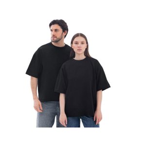 Футболка оверсайз Beta.01 унисекс, черный Футболка оверсайз Beta.01 унисекс, черный