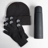 Набор подарочный GET WARM: перчатки, шапка, термос