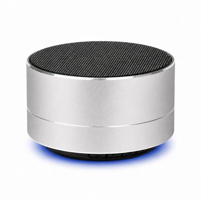 Беспроводная Bluetooth колонка MuzOn, серебристая