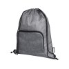 Складная сумка со шнурком Ash из переработанных материалов, соответствующих стандарту GRS, объемом 7 л, черный