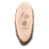 Oval wooden board with bark, ELLWOOD RUNDAM