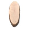 Oval wooden board with bark, ELLWOOD RUNDAM