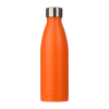 Термобутылка вакуумная герметичная Fresco, оранжевая, зернистое покрытие